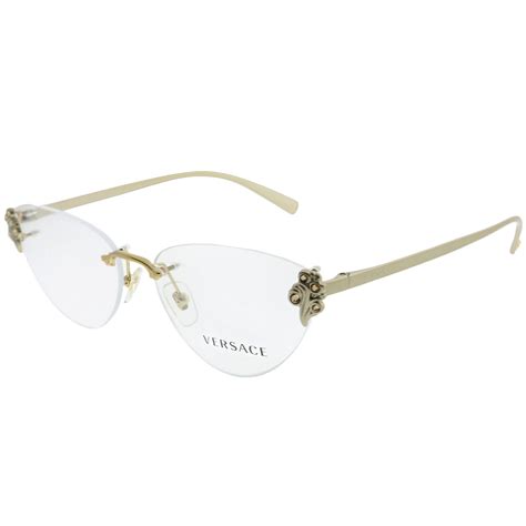 lentes versace clon|versace rimless eyeglasses.